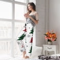 thumbnail image 5 of Salouo Buffalo Plaid Christmas Trees Print Women's Pajama Pants Casual Loose Sweatpants PJs Flowy Pants Drawstring Palazzo for Women Wide Leg Pants Lounge Pajama -X-Large, 5 of 8