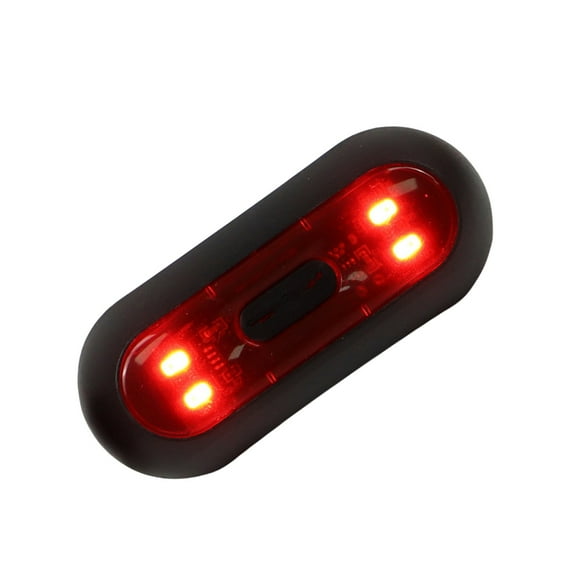 Rechargeable LED Helmets Light Signals Warning Rear Lamp for Motorbike Riders Cyclists Flashing