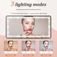 thumbnail image 4 of Threns Car Vanity Mirror,2 Pcs Car Sun Visor Vanity Mirror with LED Light,Rechargeable Makeup Mirror for Truck SUV-Car Accessories Essentials for Women, 4 of 11