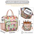 thumbnail image 5 of Pioneer Flower Floral Print Pattern Womens Lunch Box for Work,Insulated Large Lunch Bag for Tween and Teen,Loncheras Para Mujer,Leakproof Adult Lunch Bag for Work,Beach,Travel,Picnic,Camping, 5 of 7