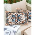 thumbnail image 6 of Boho Aztec Throw Pillow Cover 16 x 24 Inch Decorative Pillow Cover Ethnic Southwest Bohemia Abstract Pattern Lumbar Pillowcase Seasonal Rectangle Cushion Case for Couch Sofa Bed Living Room, 6 of 7