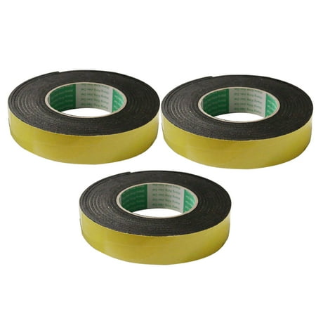 

3pcs 3mm Single Sided EVA Sponge Tape Adhesive Sticker Glue Strip Sealing 10m Long
