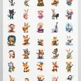 thumbnail image 4 of 35pcs-50pcs Cute Stickers Animal Stickers Music Instrument Stickers Funny Kids Stickers for Luggage Laptop Suitcase, 4 of 9