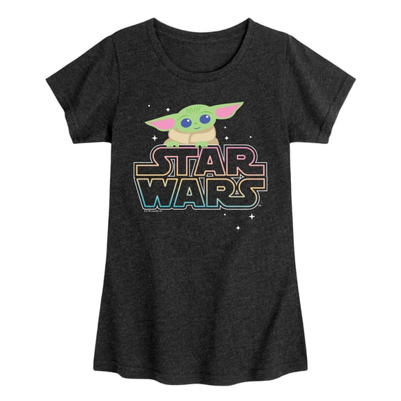 Star Wars - Child Stars - Youth Girls Fitted Short Sleeve T-Shirt