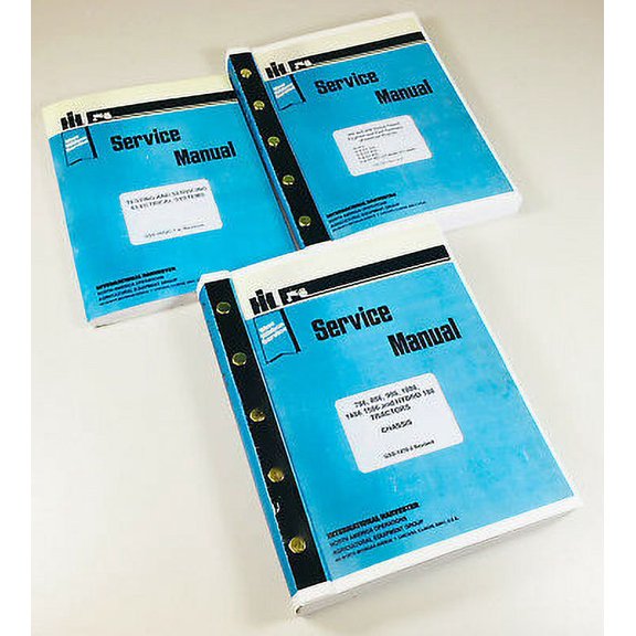 Lot International 986 1086 1486 Tractor Service Repair Shop Manual Ih Engine