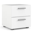 thumbnail image 1 of Tvilum Austin 2 Drawer Nightstand in White, 1 of 13