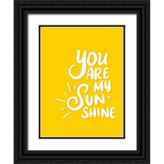 Batista, Dee 12x14 Black Ornate Wood Framed with Double Matting Museum Art Print Titled - Sunshine