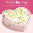 thumbnail image 7 of Paris Hilton 2-Piece Ceramic Nonstick Baking & Casserole Dish Set, Square and Heart-Shaped, Stoneware Baking Set, Pink, 7 of 7