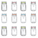 thumbnail image 1 of 12 Frascos Hermeticos De Vidrio Para Mermelada Vencort Tapa Roja 250 ml, 1 of 4