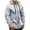 b Light gray, variant on Men LYXSSBYX Winter Jackets for Men Men's Solid Stitching Drawstring Hooded Slim Fashion Jacket Coat Outwear