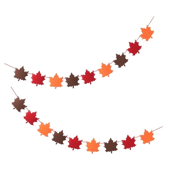 WRISTBIQUE Pennant Banner Flags Felt 1 Set Multi Color Tsgiving Party