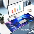 thumbnail image 4 of Cmhoo Gaming Mouse Pad Size 27.5x11.8 Thickness 0.12 inches,Premium-Textured Non-Slip & Waterproof Computer Mousepad with Stitched Edges for Gaming, Office & Home 70x30 Qicaiyunw, 4 of 6