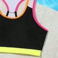 thumbnail image 6 of Hessimy Girls Swimsuit Tankini Contrast Trim Swimwear 2 Piece Bathing Suit（Black,9-10 Years), 6 of 6