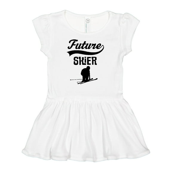 Inktastic Skiing Future Skier Girls Baby Dress
