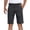 Solid Black, variant on PULI Men's 10" Golf Shorts Dress Casual Summer Flat Front Lightweight Travel Short with Pockets
