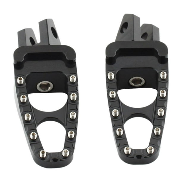 2 estriberas de repuesto para motocicleta Yamaha Yzf R6 Tdm 850/900 MT-01 Trasero negro