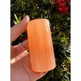 Orange Selenite Harmonizer Cylinder, for Dispelling Fear and Anxiety