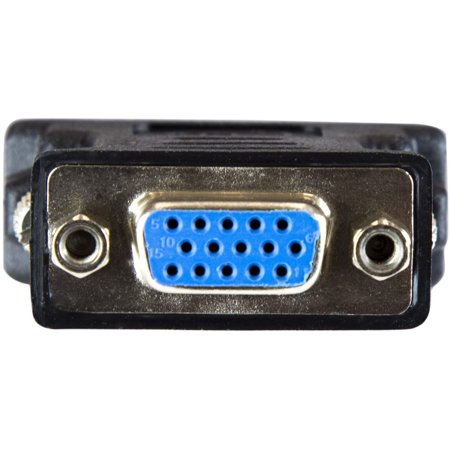 StarTech DVIVGAMFBK ディスプレイアダプター/DVI-I - VGA/オス・メス/ブラック (1袋)