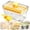 Yellow, variant on 34 Grid Easy Release Ice Tray with Lid,One Button Quick Release Stackable Freezer Ice Maker Box,Spill Proof Odor Resistant Ice Cube Tray for Home Bar Party,1PC,Yellow