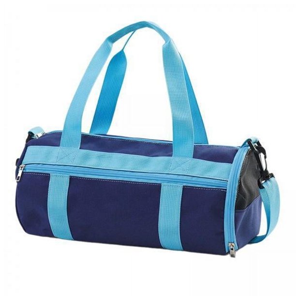 2xBolsa De Viaje Para Niños, Bolsa De Viaje Portátil, Bolsa De Baile, Bolsa Deportiva, Azul