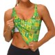 thumbnail image 3 of Fotbe St. Patrick's day Sujetador Deportivo Largo sin Aros para Mujer con Almohadillas y Soporte Medio, Transpirable y Absorbente, Camiseta Tipo Chaleco o Tank Top-Large, 3 of 8