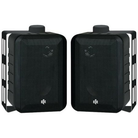 UPC 611101436089 product image for BIC AMERICA RTRV44-2 RtR Series 3-Way Indoor/Outdoor Speakers (Black) | upcitemdb.com