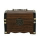 thumbnail image 1 of Alcancía de madera Caja de seguridad para ahorros con cerradura Talla de madera Cofre del tesoro legendario hecho a mano, 1 of 12