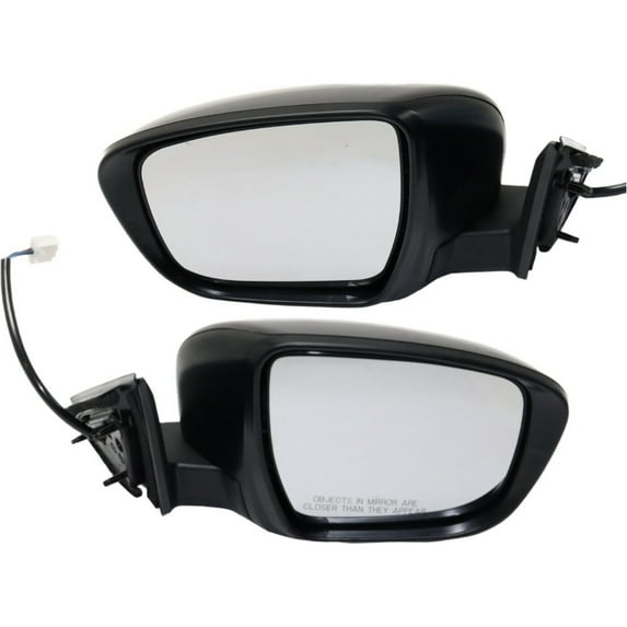Power Mirrors For 2016 Rogue Left and Right Side Turn Signal Paintable