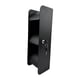 thumbnail image 4 of Dispensador de papel higiénico para baño, antisalpicaduras, para colgar en la pared Negro, 4 of 9