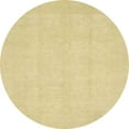 thumbnail image 1 of Ahgly Company Indoor Round Abstract Chrome Gold Yellow Oriental Area Rugs, 7' Round, 1 of 6