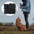 thumbnail image 6 of Pet Waist Bag Training Pouch Waist Belt Shoulder Strap for Travel Black, 6 of 8