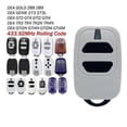 thumbnail image 5 of 5PCS 2-Key Garage Door Remote Control 433.92MHz Rolling Code for GT4 GTI2 GTI4 Series Handheld Transmitter, 5 of 5