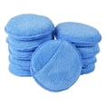 thumbnail image 1 of Almohadillas aplicadas de cera de microfibra de 10 piezas con una esponja de pulido de 12.7 cm para depilarse, 1 of 8
