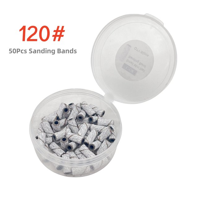 Popular en línea, pequeño esmalte de uñas, anillo de arena, Mini juego de rodamiento, anillo de arena, núcleo de eje, reparación y eliminación de uñas, cabezal de pulido de 3,1mm