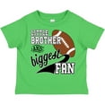 thumbnail image 3 of Inktastic Little Brother and Biggest Fan Football Player Boys Toddler T-Shirt, 3 of 5