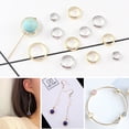 thumbnail image 4 of CTIRCHIU metal rings for craft Circular Silver 20Pcs, 4 of 10