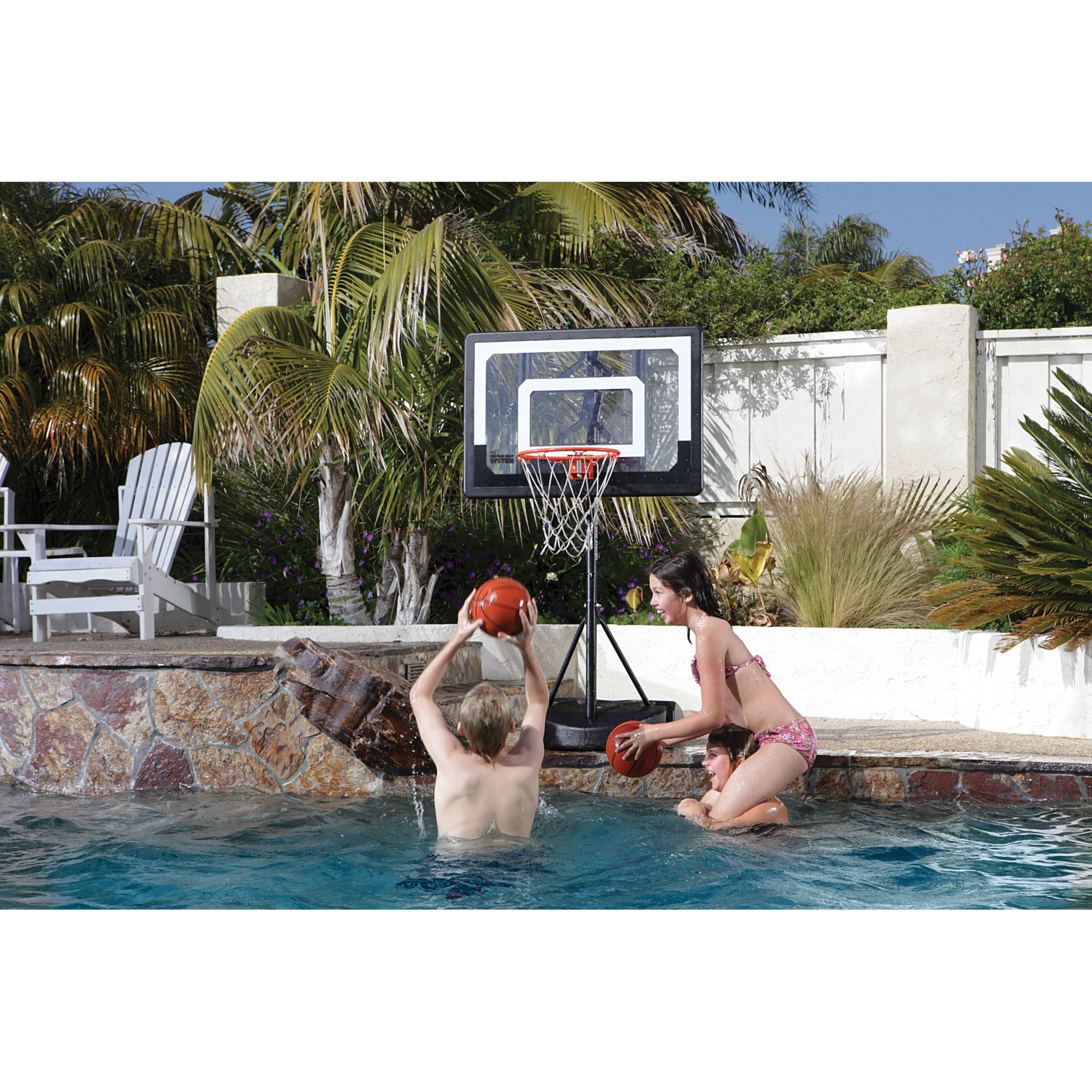 SKLZ Pro Mini Portable Basketball System Hoop with Adjustable Height 3.5 to 7 Ft., Includes 7 In. Mini Ball - image 3 of 12