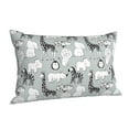 thumbnail image 2 of Kll African Animals Pillow Covers Envelope Closure,Super Soft And Cozy Fuzzy Fleece Pillow Case Cover 14"X20", 2 of 9