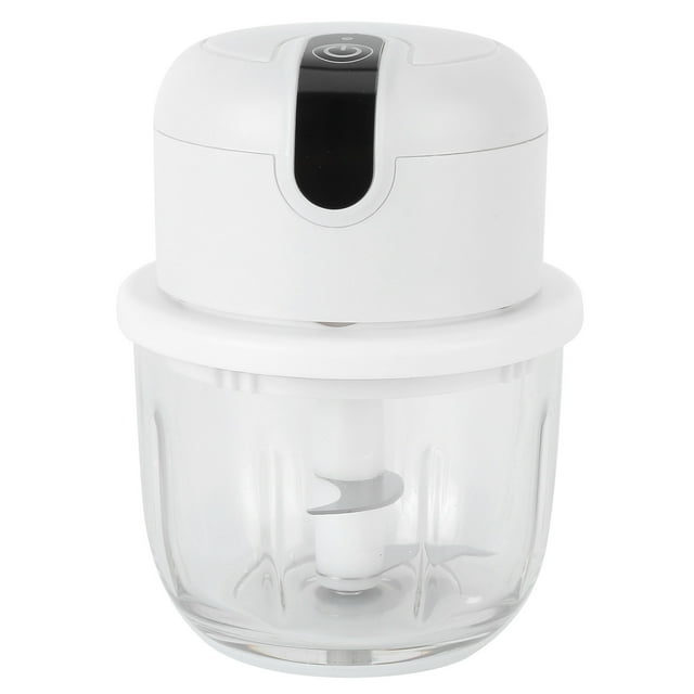 Garlic Grinder, Removable Meat Grinder Safe 350ML Cordless for Home for Kitchen
