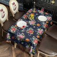 thumbnail image 2 of Pioneer Flower Floral Print Pattern Rectangle Tablecloth 60"x120", Waterproof Polyester Table Cloth, Wipeable Spillproof for Dining Camping Indoor Outdoor, 2 of 6