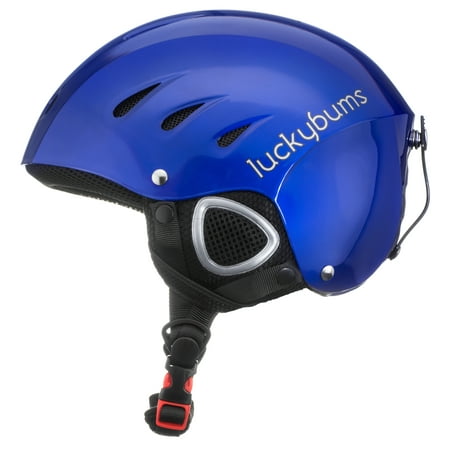 Lucky Bums Snow Sport Helmet, Blue, Small