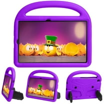 Samsung Galaxy Tab S6 Lite 10.4" SM-P610 P615 (2020 Released), Tablet Case For Kids Dteck EVA Foam Lightweight Shockproof Handle Kickstand Protecitve Shell 10.4-inch Cover,Purple