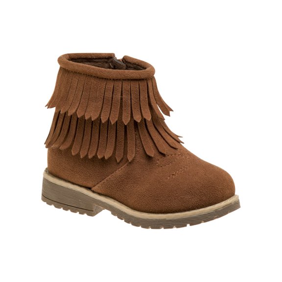 Rugged Bear Toddler Girls Low Top Boots, Tan, 8