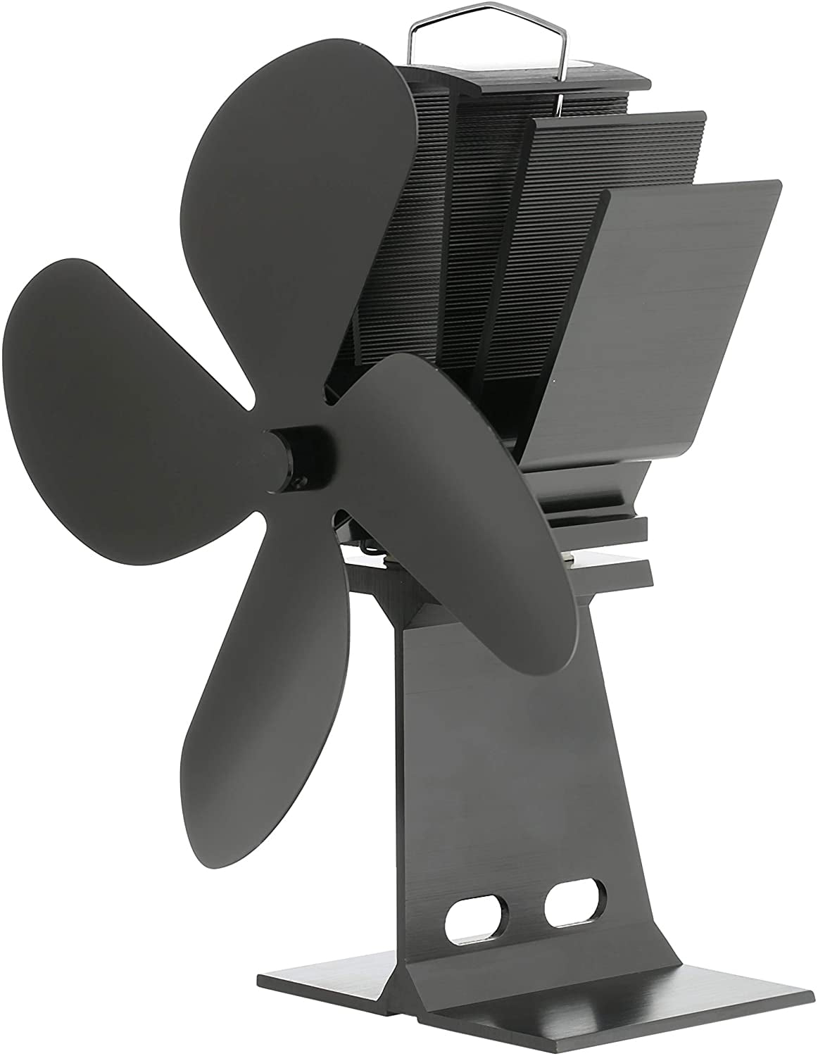 4yourhome Eco Friendly Silent Heat Powered Stove Fan For Wood Log Burners +  Free Stove Thermometer - Walmart.com
