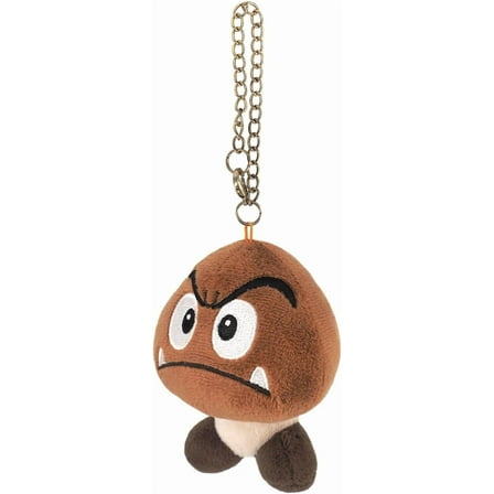 Sanei Boeki MM04 Super Mario All Star Collection Goombo, Mascot, W 3.0 x D 2.8 x H 3.5 inches (7.5 x 7 x 9 cm), Plush Mascot