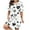 Black, variant on VISALY Comfy Nightgown Plus Size Nightshirt Casual Sleep Dress Print Short Sleeve Round Neck Medium Loose Nightdress Nightshirt Soft Sleepwear Loungewear Sleepdress Sleepshirt 0 0 0 Black Xxl