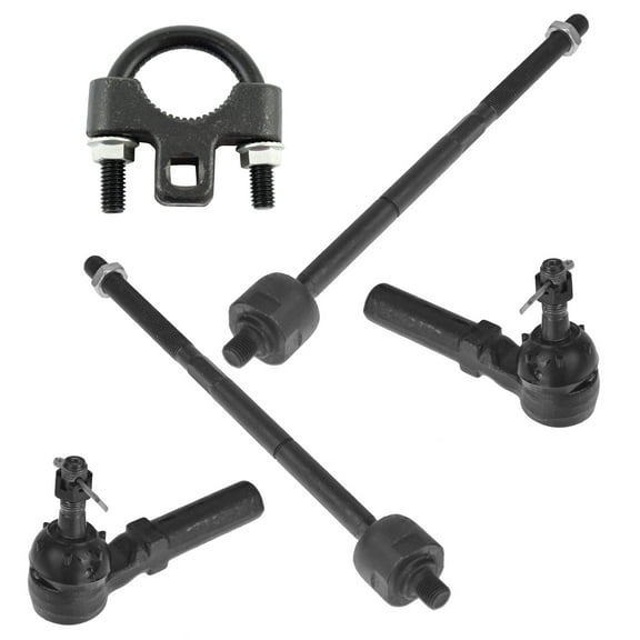 TRQ Front Tie Rod Set Fits Select 2001-2010 Chrysler PT Cruiser 2000-2005 Dodge Neon 2000-2001 Plymouth
