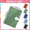 thumbnail image 3 of Lined Leather Bound Journal Notebook,200 Pages,A5 Hardcover With Buckle & Pen Holder,Thick Paper Planner,College Ruled Paper Journals for Men & Women,5 Colors Available(8.4x5.4")(Green), 3 of 4