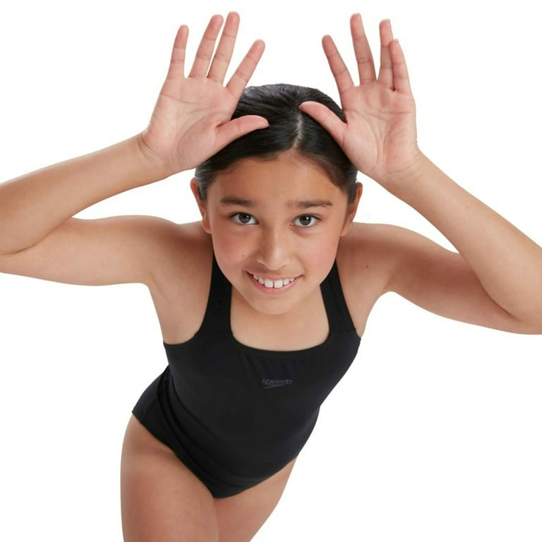 Speedo Girls Medalist Eco Endurance One Piece Swim Training Suit for Kids Walmart
