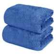 thumbnail image 1 of 2-Pack Wedgewood Turkish Cotton Bath Sheets (70x35cm) - Soft, Absorbent & Durable Towels, Machine Washable, 7 GSM, 1 of 2
